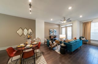 Martin Model Dining and Living Room Martin Floor Plan Dining and Living Room
