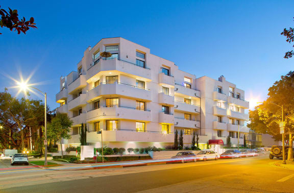 Exterior view of the building 805 South Wooser across the street.