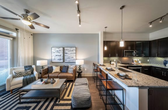 Smith Floor Plan Kitchen and Living Room