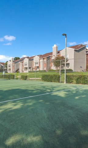 Full Sized Tennis Court at Foxborough Apartments, Irving