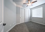 Thumbnail 4 of 11 - Vintage Visalia Bedroom With Ceiling Fan