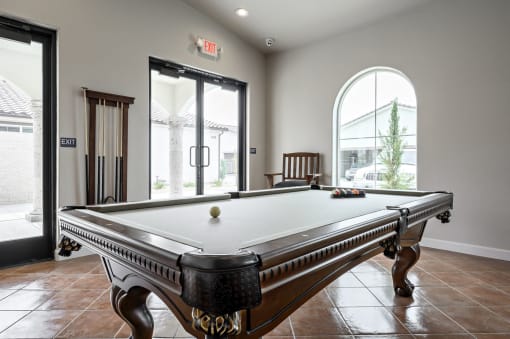 Vintage Visalia Clubhouse with Pool Table