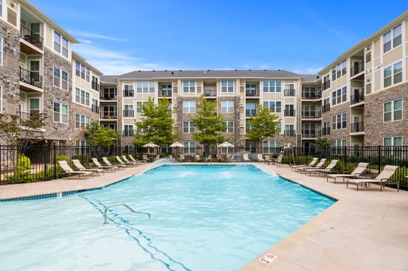 Outdoor Swimming Pool at The Beacon at Waugh Chapel, Gambrills, MD