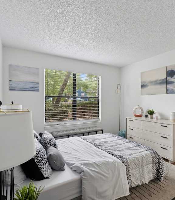 Model bedroom at Northlake in Jacksonville, FL.