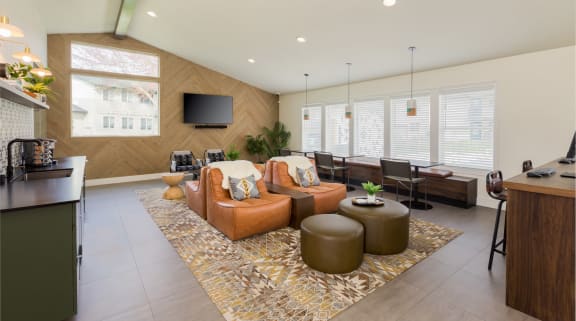 Media Lounge at Cedar House, Vancouver, WA