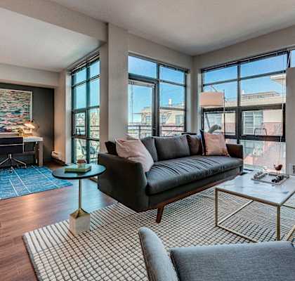 Living Area  at Equinox Apartments, Washington