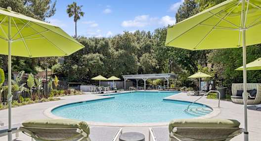 resort style pool at The Lexington Apartment Homes