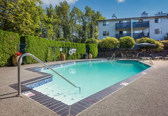 Swimming Pool at Copper Ridge Apartments, Renton Washington