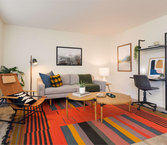 Living Room Work Space at Cedar House, Washington, 98682