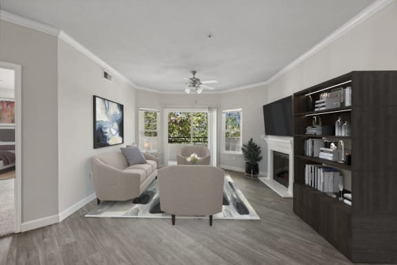 Open floor plan at  North Pointe Apartments in Vacaville, CA 