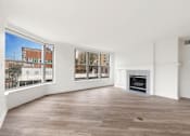 Thumbnail 29 of 67 - Modern room with fireplace at AVIA on Pike Street, Seattle, WA