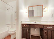 Thumbnail 10 of 12 - Bathroom With Bathtub at Golden Arms Apartments, Golden Colorado