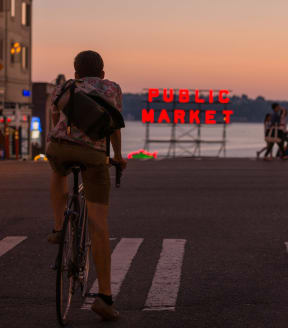 Walk Or Bike To Pike Place Market from The Martin, Seattle, Washington