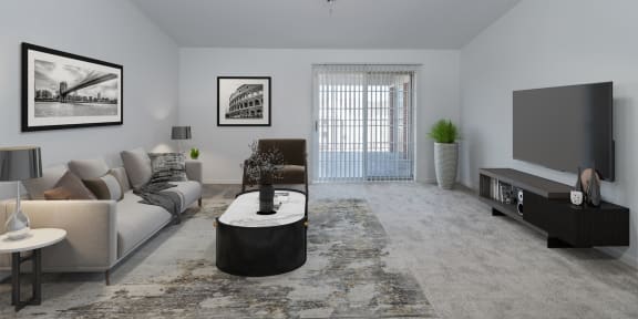 Modern Living Room at Ivy Hills Living Spaces, Ohio