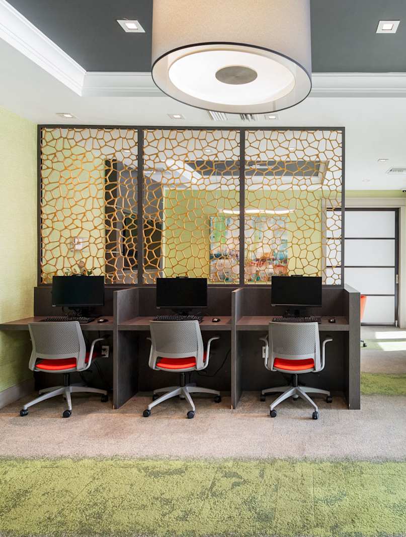 Work space at The Upton Apartments