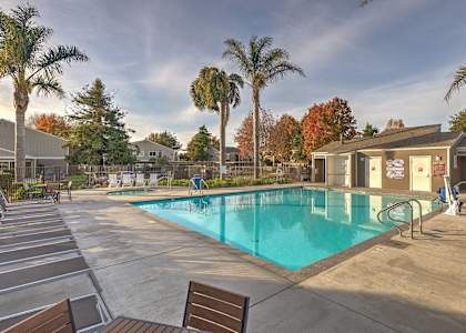Pool view at VINE BY VINTAGE Apartments, Lompoc