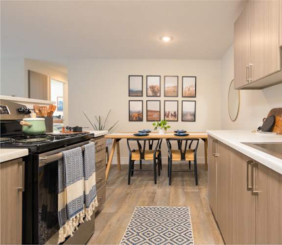 Kitchen and dining area iat Brookside 112, Vancouver, WA