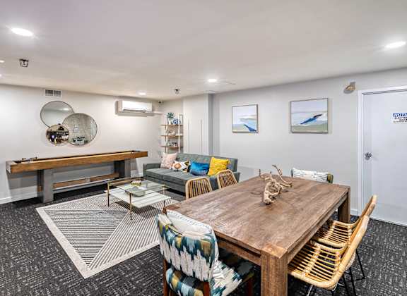 Room with a wooden table and chairs. at Oak Park City, Oak Park, 60301