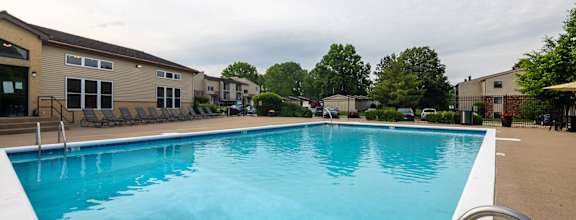 A large swimming pool at Indian Ridge Apartments, Davenport, 52807