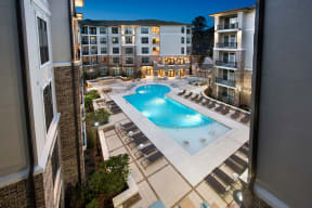 Aerial View of Courtyard at Windsor Chastain, 30342, GA