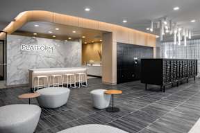 Reception with Package Concierge System