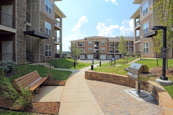 Building Exterior and BBQ Grill