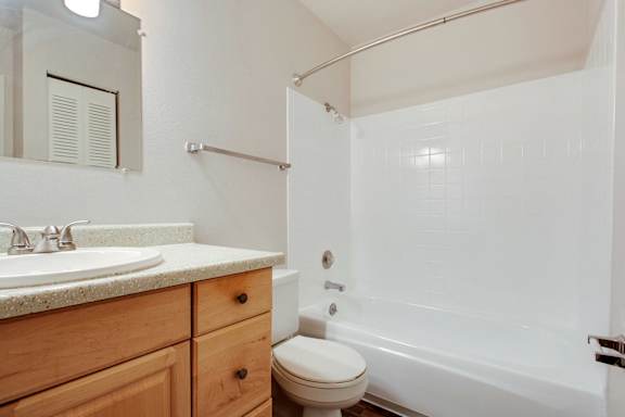 Bathroom With Bathtub at Warren Club, Denver, 80227