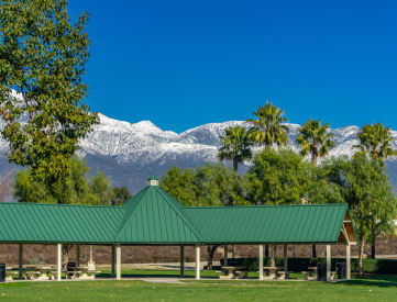 Park in Fontana with Mountain View at Levante Apartment Homes in Fontana, CA