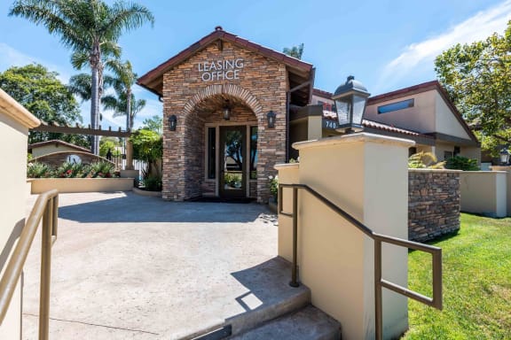 Leasing office entrance