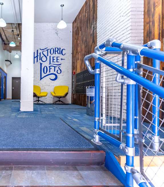 Lobby at Lee Lofts, Minneapolis, MN