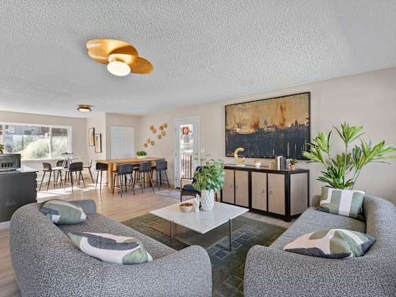 Impressive Living Room at Cascade Vista, Portland, OR, Oregon