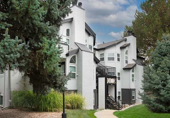 Ironwood at the Ranch Apartments White Building Exterior