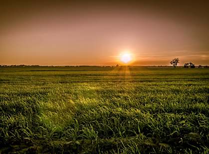 sunset in oklahoma