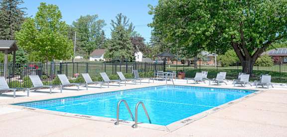 take a dip in our resort style pool