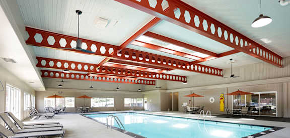 the pool is available for residents to use at the resort