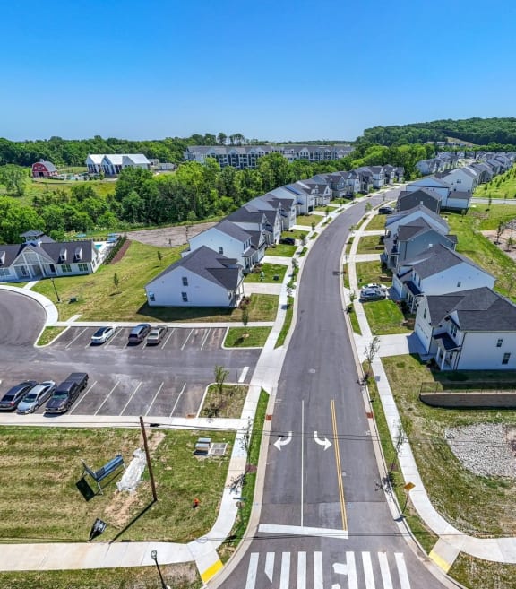 Aerial view at 1104 Residences, Antioch, TN, 37013