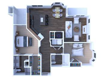  Floor Plan 2 Bedrooms Floor Plan B4