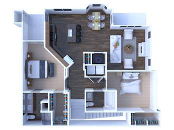  Floor Plan 2 Bedrooms Floor plan B5