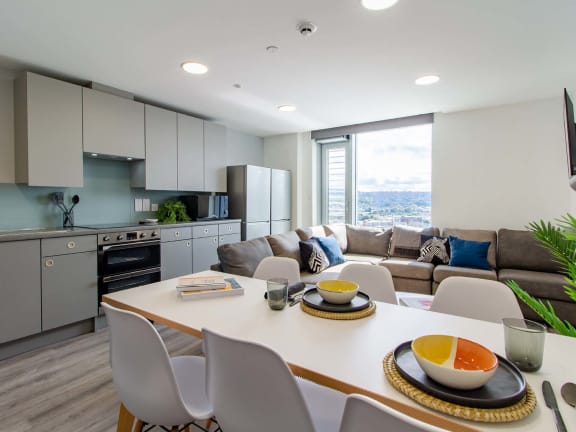 The Gate, Sheffield -  Shared Kitchen and Living Area, 2