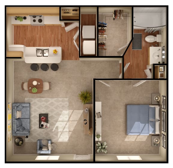1 & 2 Bedroom Apartments in Portland, TX Pavilions at Northshore