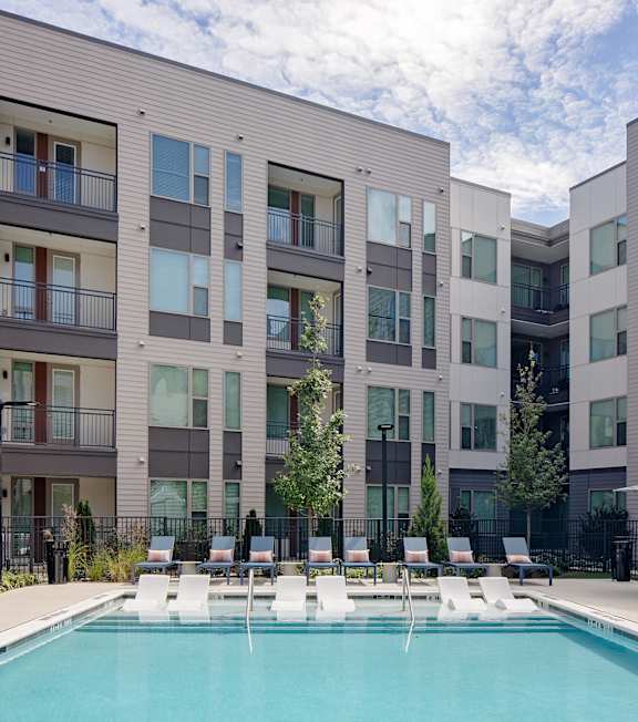 Outdoor pool at The Edley in Atlanta GA