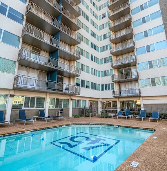 Exterior photo of pool amenity found at Idlewild 45