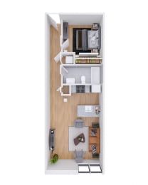  Floor Plan The Heir Unit 102