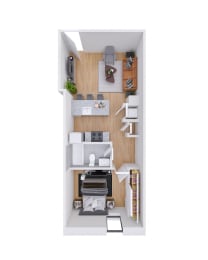  Floor Plan The Heir Unit 206