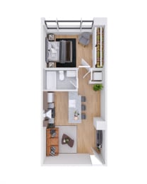  Floor Plan The Heir Unit 212