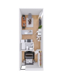 Floor Plan The Heir Unit 217