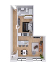  Floor Plan The Heir Unit 223
