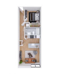  Floor Plan The Heir Unit 224