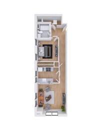  Floor Plan The Heir Unit 225