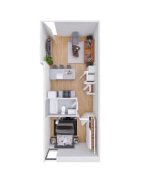  Floor Plan The Heir Unit 306